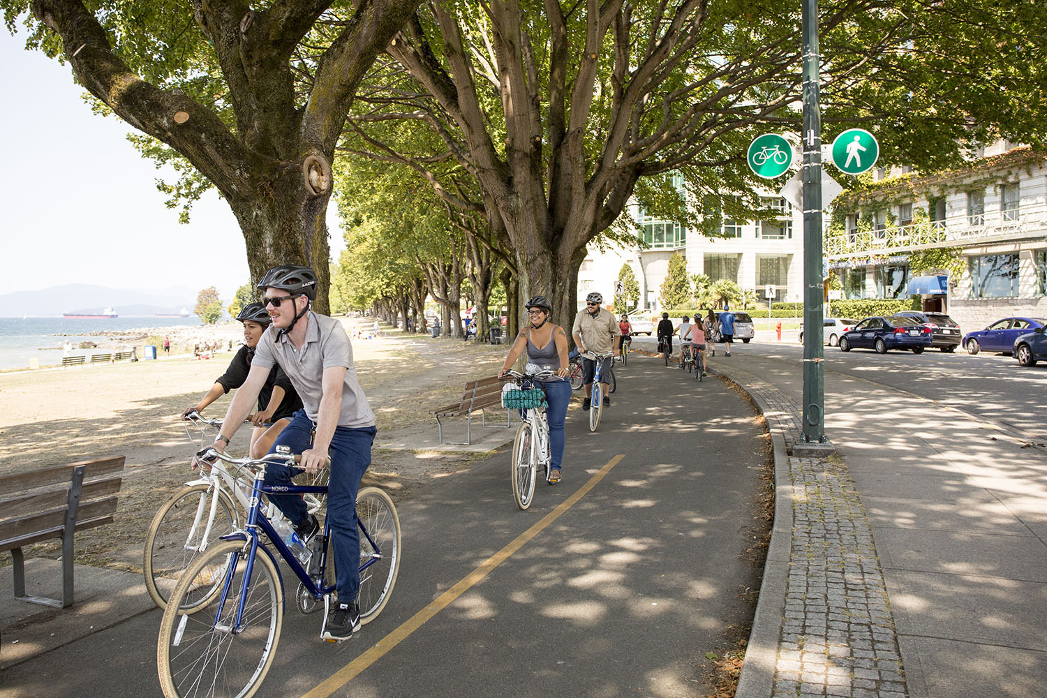 Image result for bike lanes vancouver