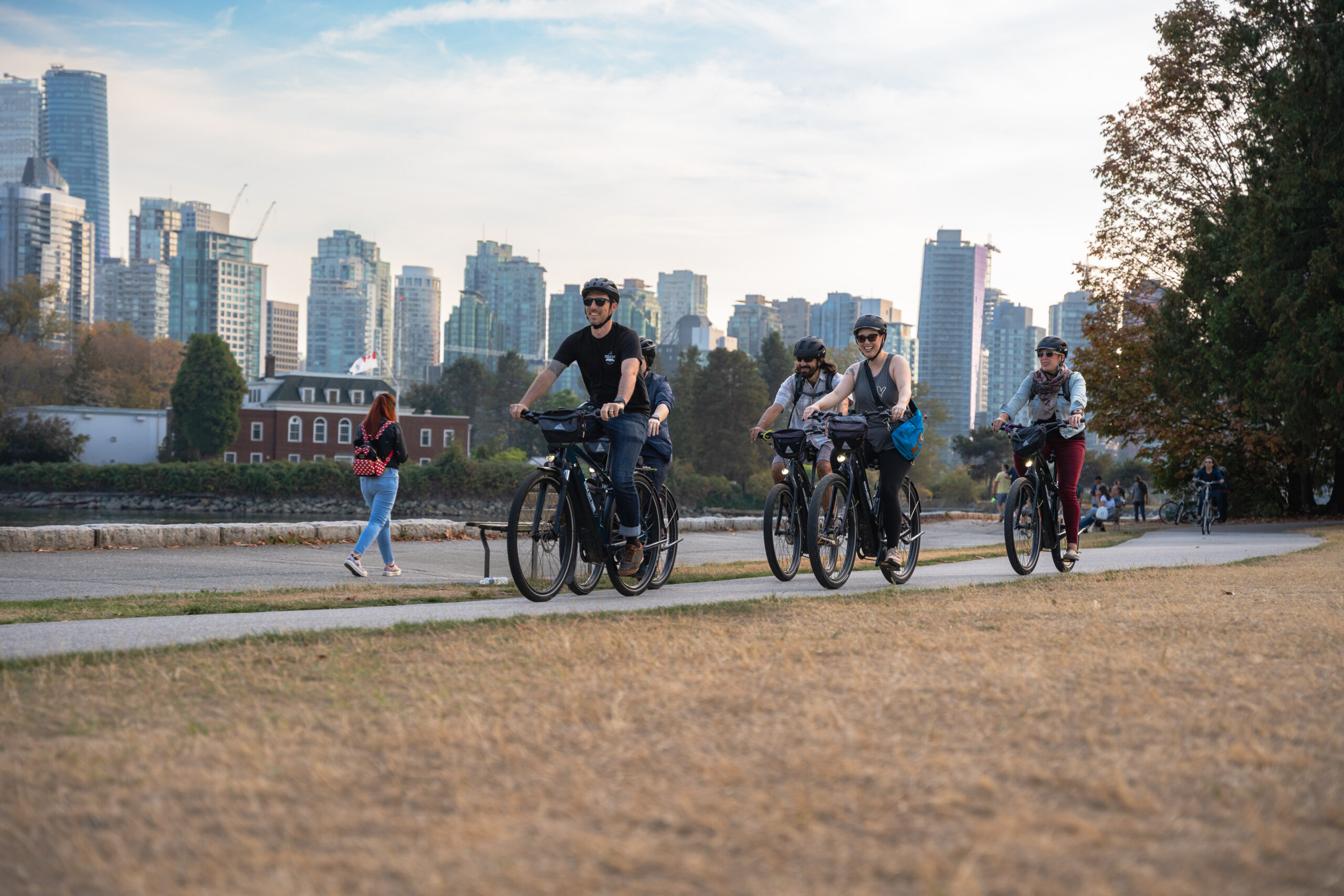 city view stanley park bike tour scaled